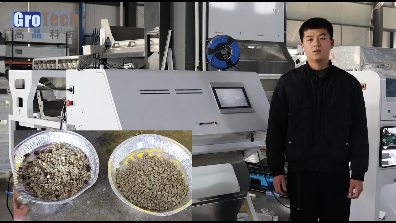 [Coffee Bean Color Sorter]two steps  pick the perfect coffee beans