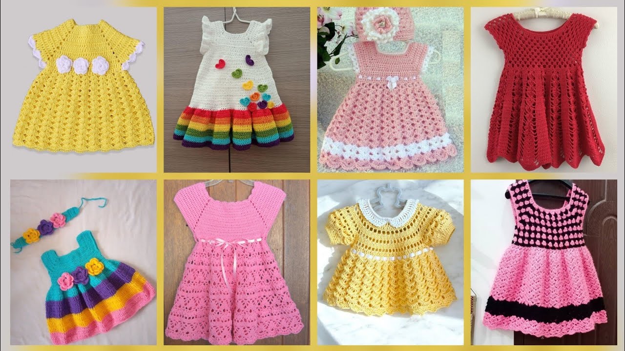 Most beautiful and unique crochet kids dressed design ideas