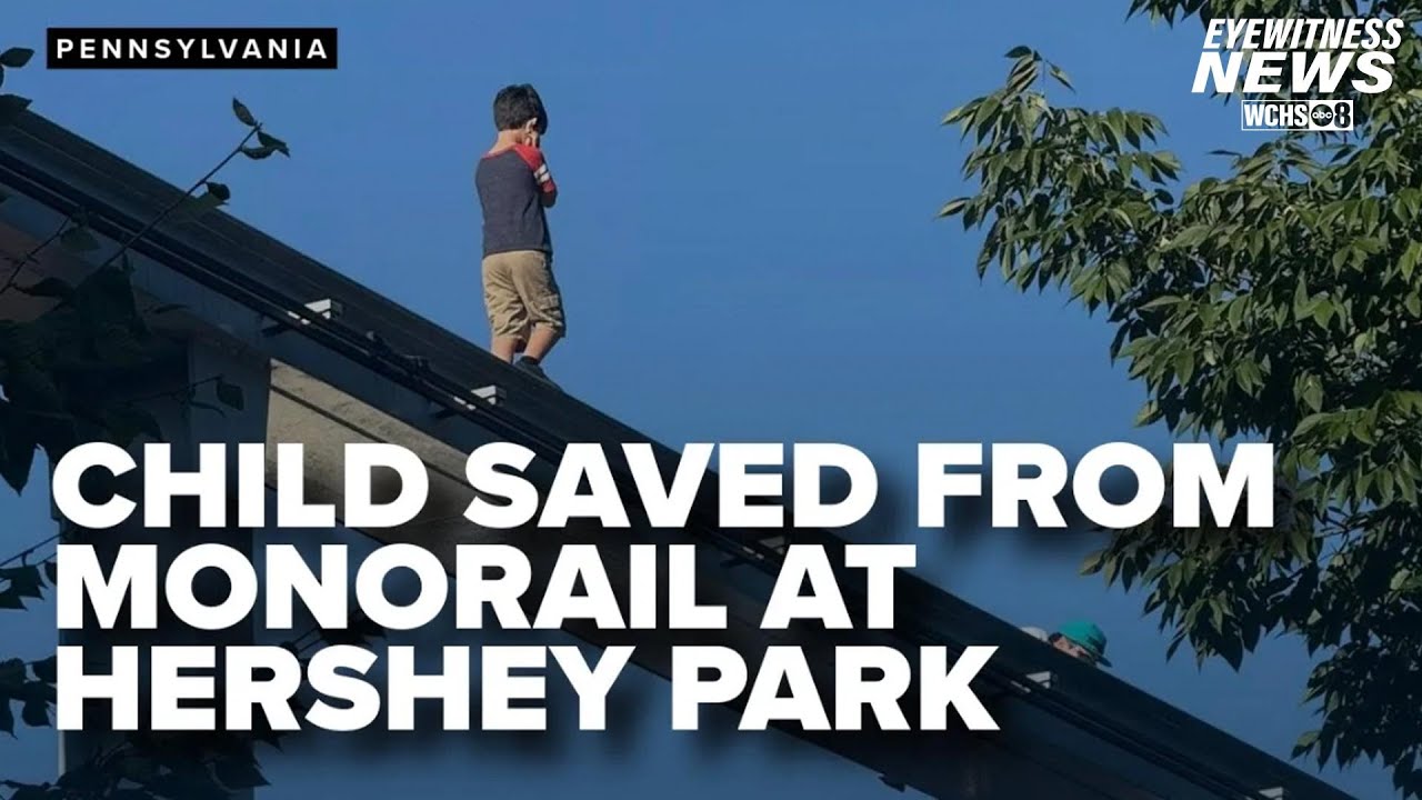 Child walks on Hersheypark monorail tracks, rescued before getting hurt