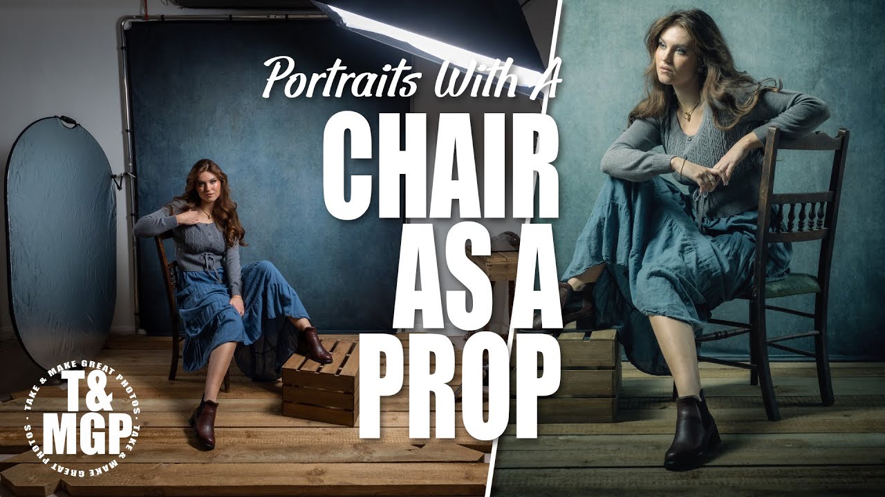How to Use a Chair as a Prop for Studio Portraits | Take and Make Great Photography with Gavin Hoey