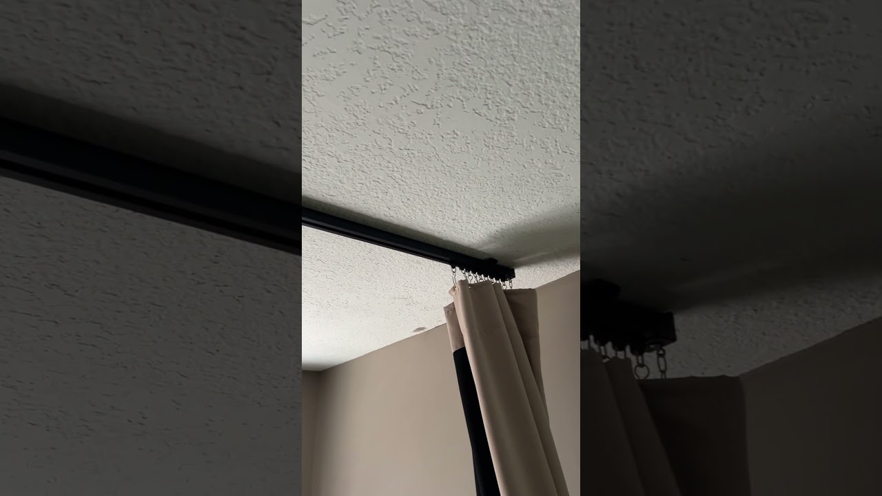 ceiling tracks for mounting curtains to ceiling