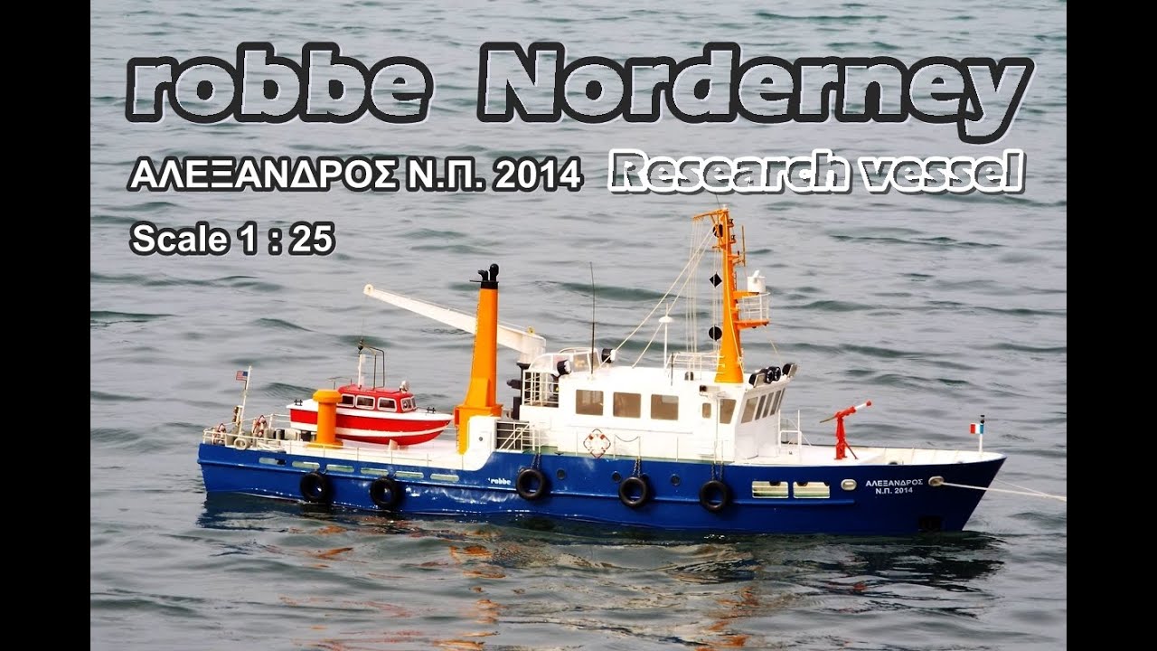 CVP - RC Robbe Norderney Research Vessel & Daughter Boat