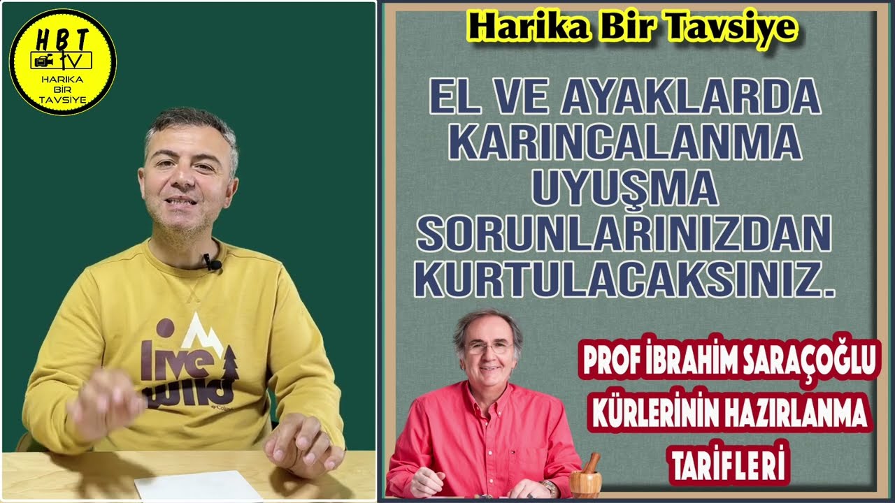 EL VE AYAKLARDA KARINCALANMA,  UYUŞMA İ&Ccedil;İN HARİKA BİR SARA&Ccedil;OĞLU K&Uuml;R&Uuml;. #karıncalanma #uyuşma #el #