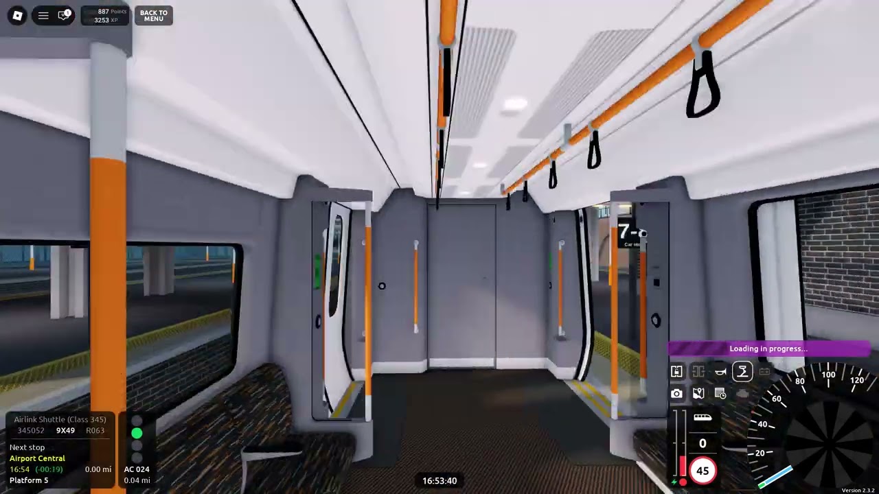 Driving the AirLink Shuttle from Hampton Hargate to Airport T2🚝 (Class 345) | SCRLover
