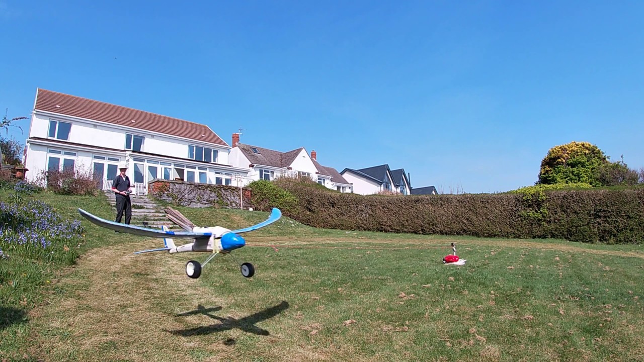 Backyard R/C round the pole flying