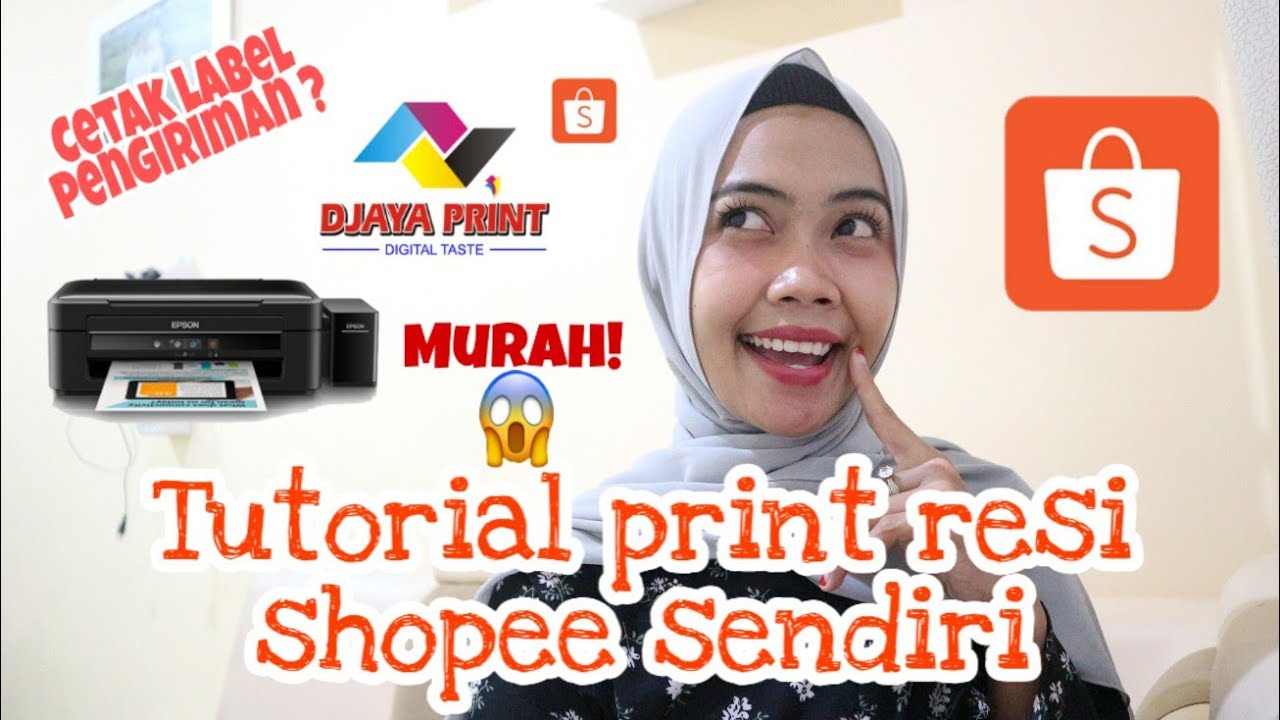 CARA PRINT RESI SHOPEE SENDIRI | Epin Maulani