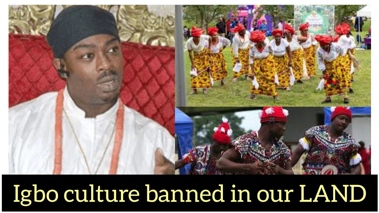 ANGRY MORNACH BANS PROMOTION OF IGBO CULTURE IN AGBOR LAND