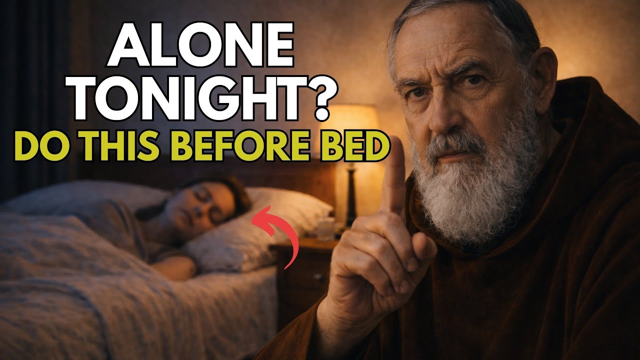 PADRE PIO: FEELING ALONE AT NIGHT? GOD IS NEAR (DO THIS TONIGHT)