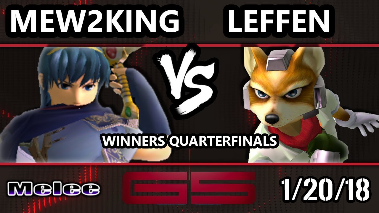 GENESIS 5 SSBM - FOX MVG | Mew2King (Marth) VS TSM | Leffen (Fox) - Smash Melee WQF