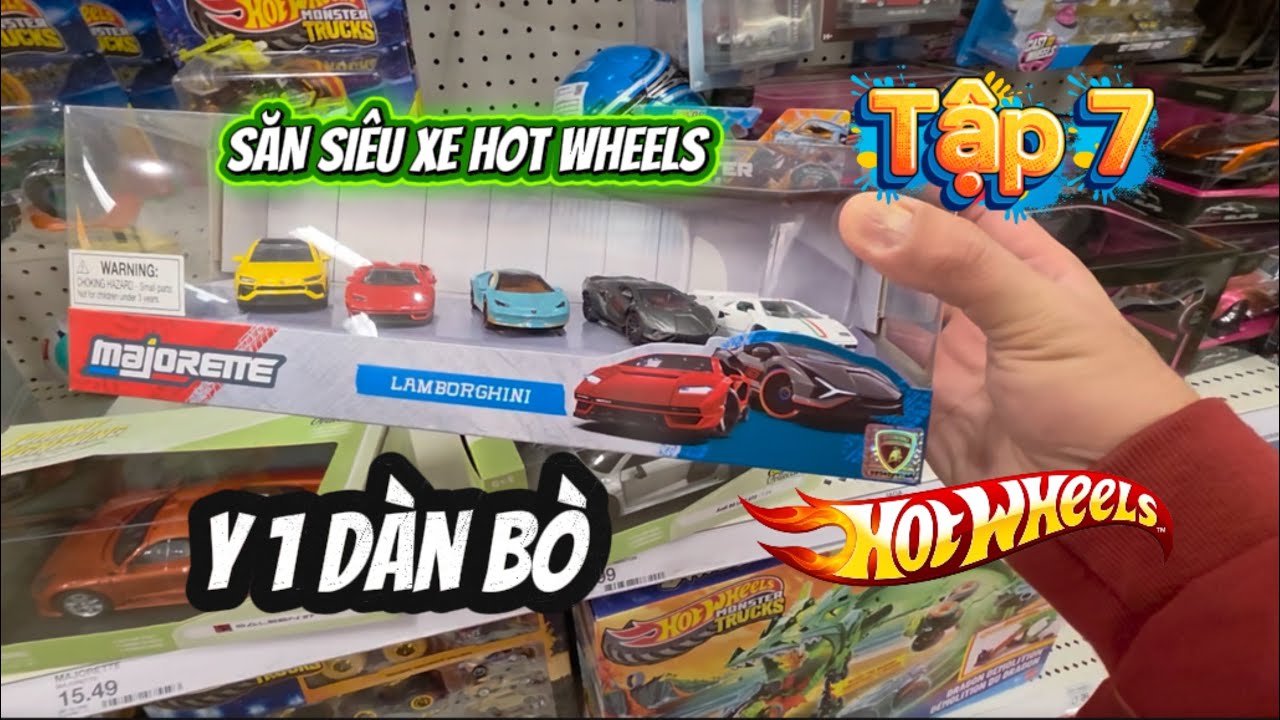 Tập 7 Cùng mình đi Săn Siêu Xe Hot Wheels ở Mỹ : Hôm này rất chi là ....... 