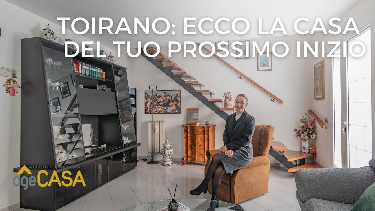 Appartamento trilocale in vendita a Toirano con mansarda e ingresso indipendente #casainvendita