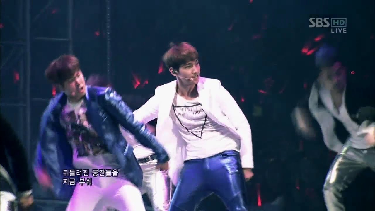 Донг Банг Шин Ки [Гуманоиды] @ SBS Inkigayo Популярная песня 20121125