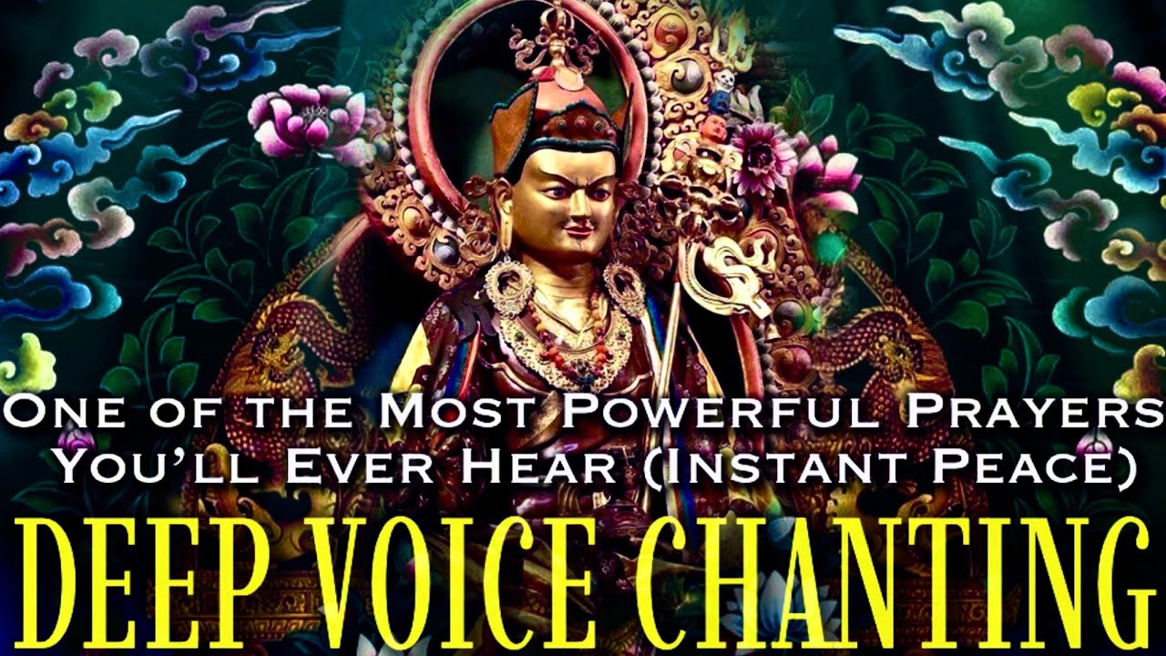 ☸Deep Voice Chanting For Instant Peace(ཞི་འཇམ)One Of The Most Powerful Prayer|Tibetan Monks Chanting