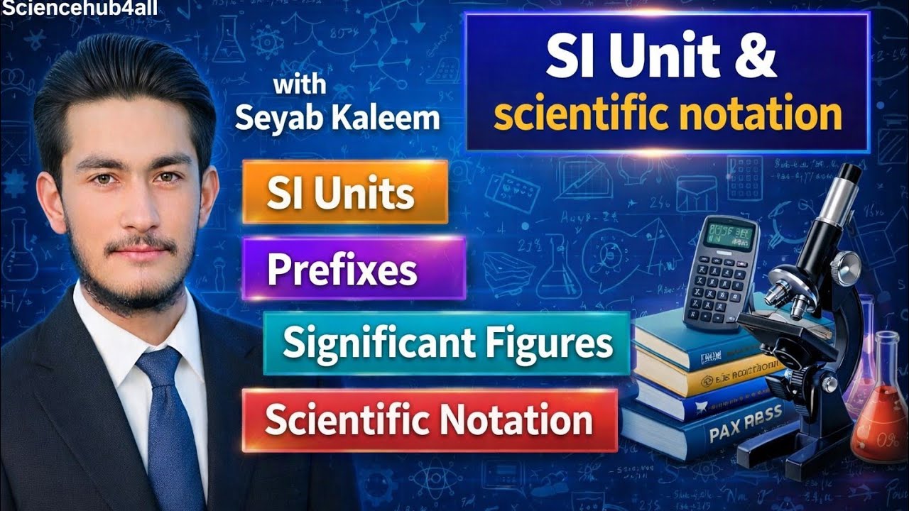 LecLec#03 ll physics class 9thll #SI unitsll #Prefixesll#Significant figuresll#Scientific notationll