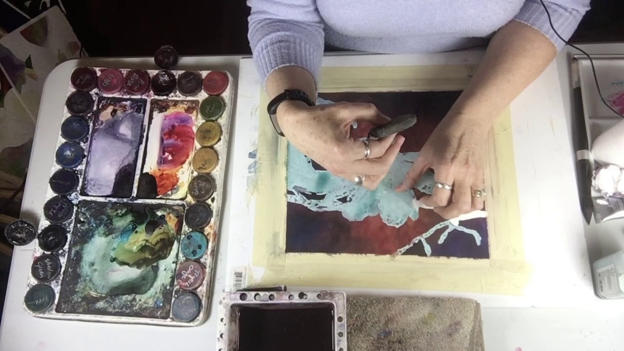 How To Paint a Dark Background Part 4