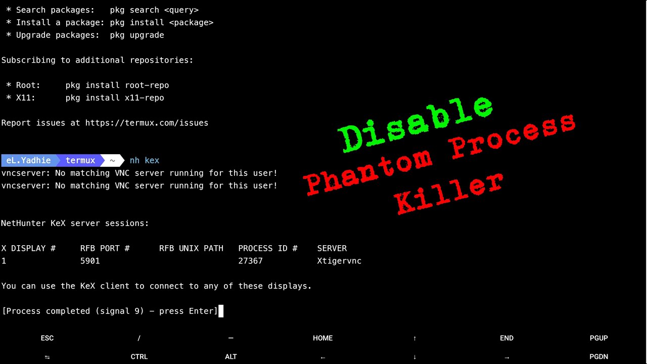 Cara Fix Error Signal 9 pada Termux | Kali Linux Android