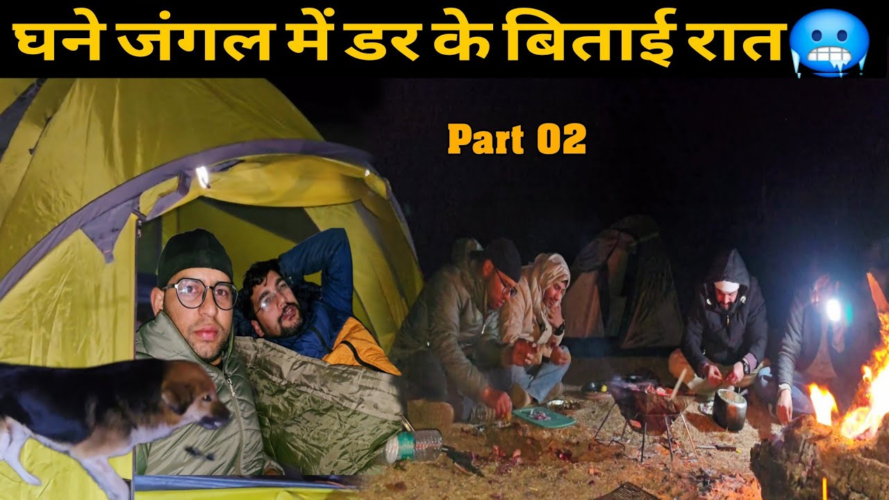 दोस्तों ने पहली बार जंगल में डर डर के बिताई रात 😳 | Bheem Pahadi Vlogs | Night Camping
