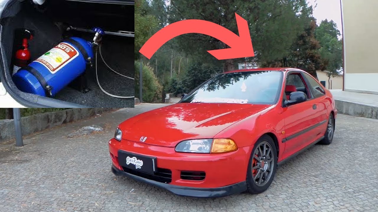sobre rodas pt: Honda  coupe k20 + nitro