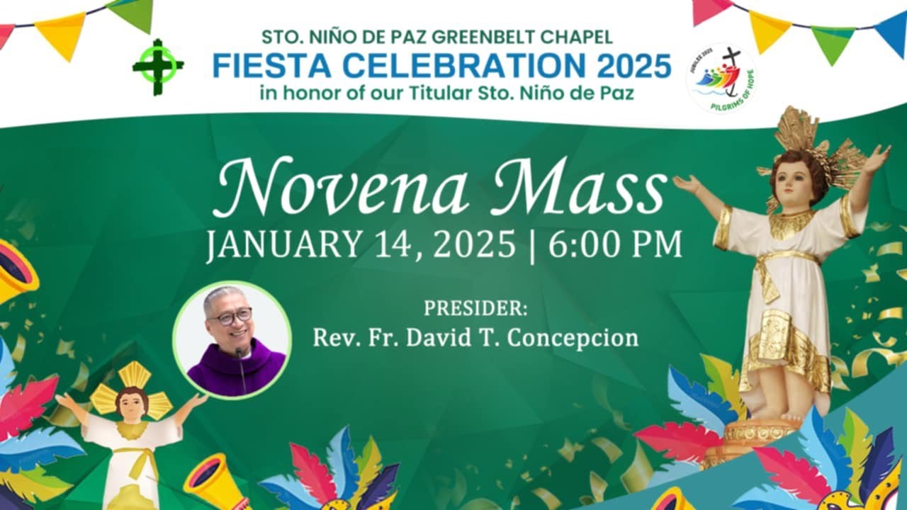 Jan. 14, 2025 | 6th Day Novena Mass to Sto. Niño de Paz with Fr. Dave Concepcion