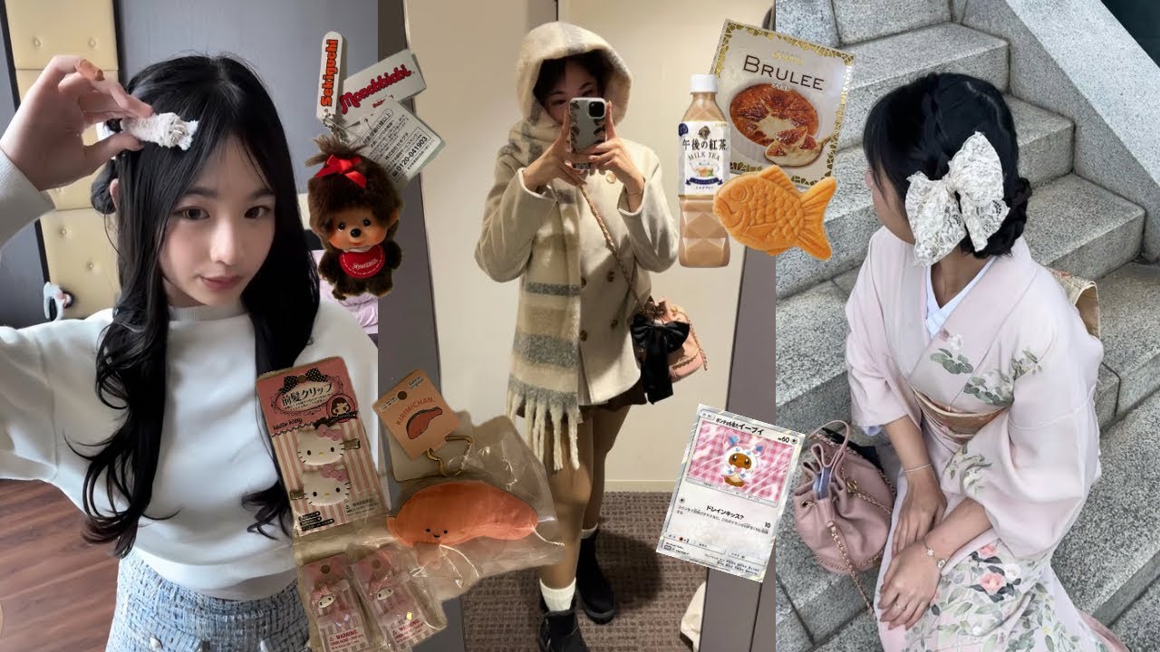 solo travel in japan🧣 | anime finds, tokyo, gachapon, winter, ginzan onsen,city vlogs,donki &konbini