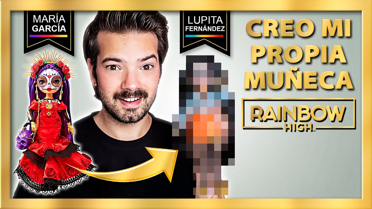 🏵️💀 ¡CREO MI PROPIA RH MEXICANA DE 140€! 💀🏵️ + Teñir cabello de muñeca, repaint, manicura...