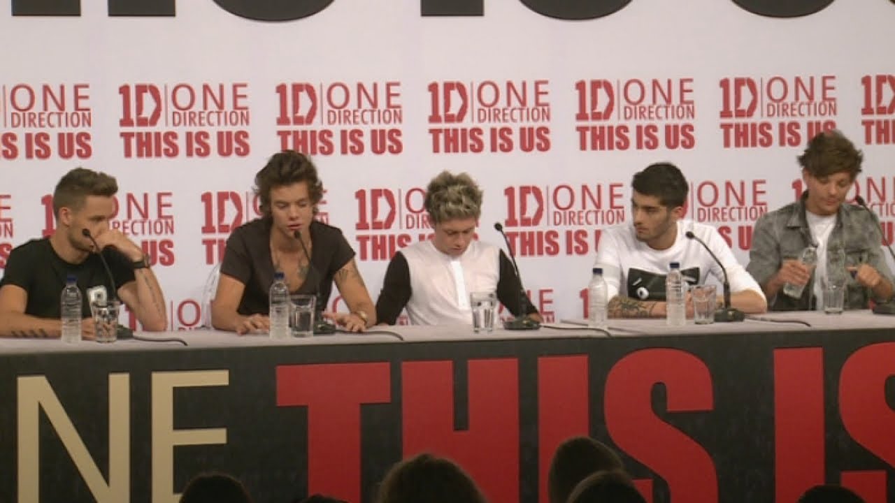 One Direction This Is Us press conference: Part 1