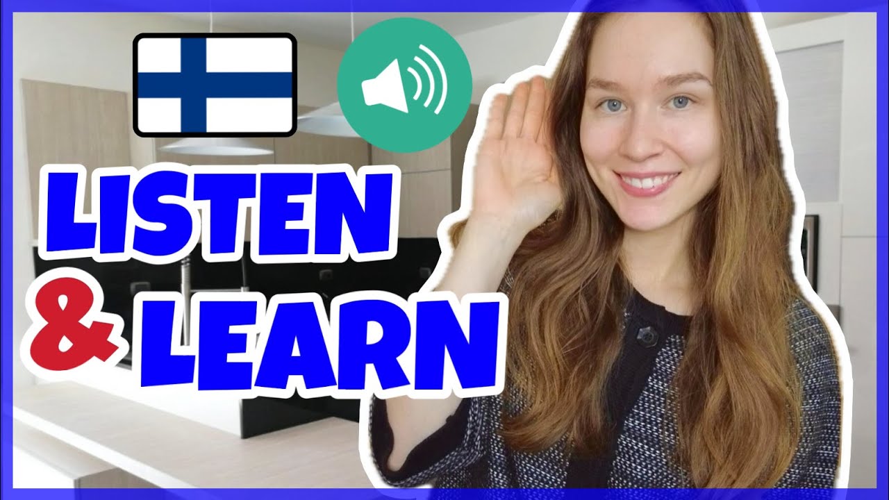Listen and Learn Finnish: Comprehensible Input (Making Food)