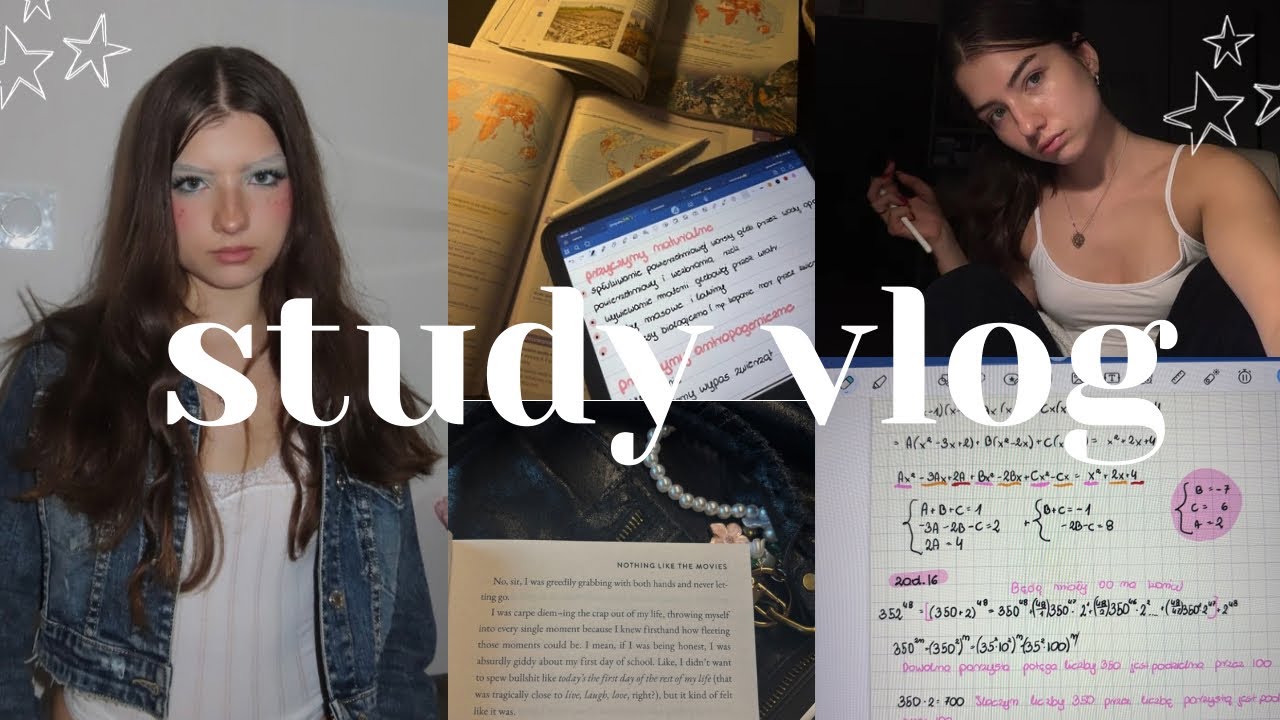study vlog I haloween, o samotnosci i nauka