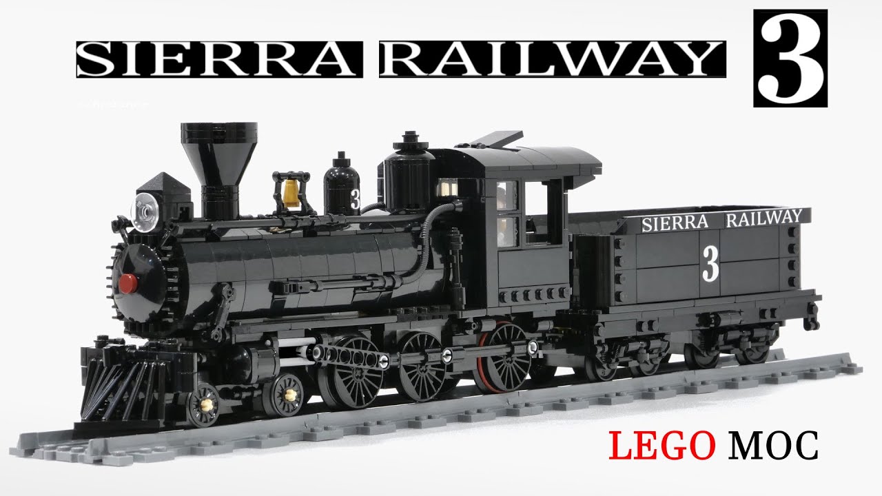 LEGO Sierra Railway 3 Locomotive MOC