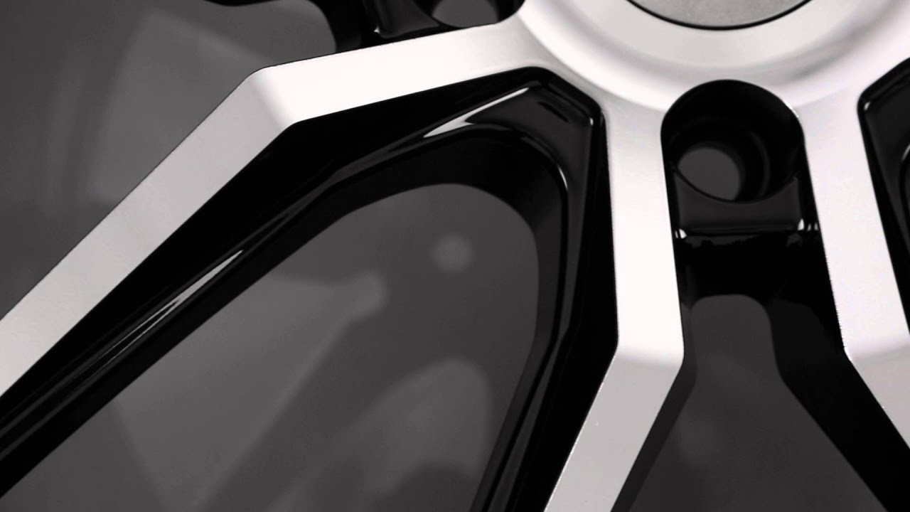 Cray Corvette Wheels- Spider in Gloss Black with Mirror Cut Face