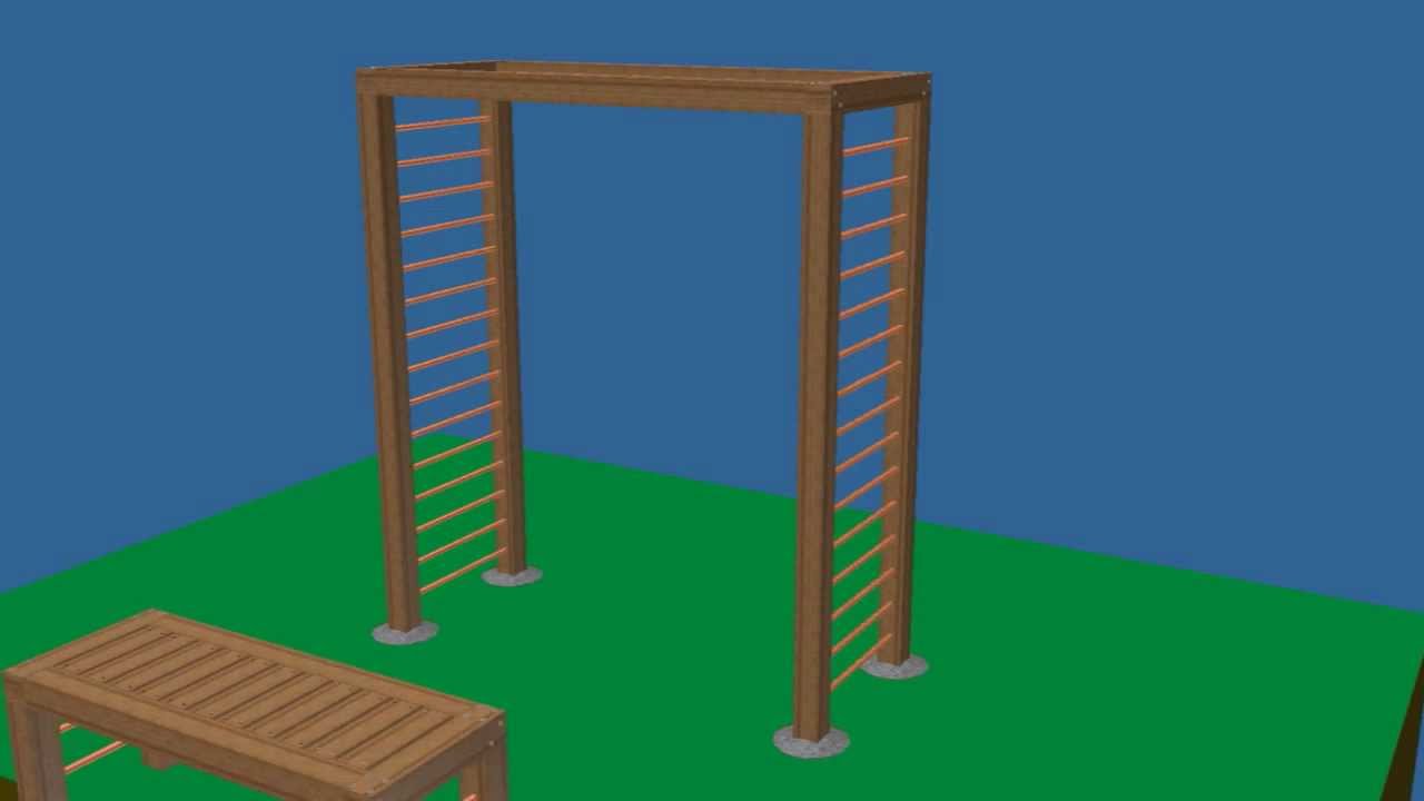 How to Build a Bench and Arbor