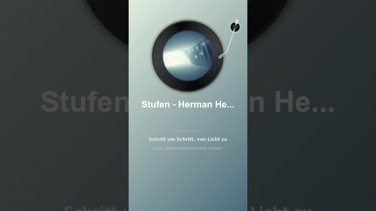 Stufen (Escaleras) - Herman Hesse