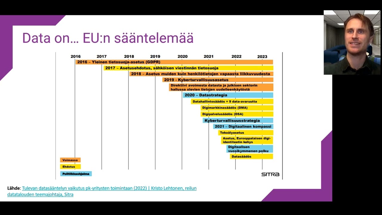 Mikko Eloholma: Data liikkuu digipalveluiden kulisseissa – kansalaisten tietoisuutta kasvattamassa