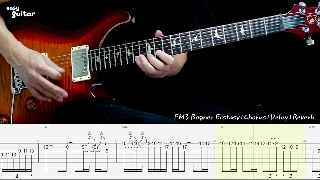 Harem Scarem - Mandy Guitar Lesson With Tab(Slow Tempo)
