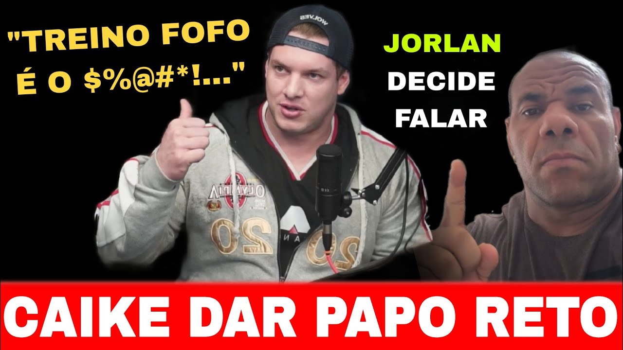 CAIKE pro MANDA a REAL + JORLAN dar OPINI&Atilde;O honesta e POL&Ecirc;MICA! FALA do ATLETA OLYMPIA ANDREW JACKED