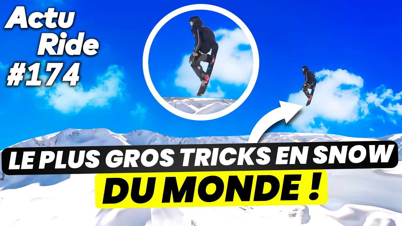Première mondiale en snowboard ! Supercross de Paris ! Grosse chute à moto !