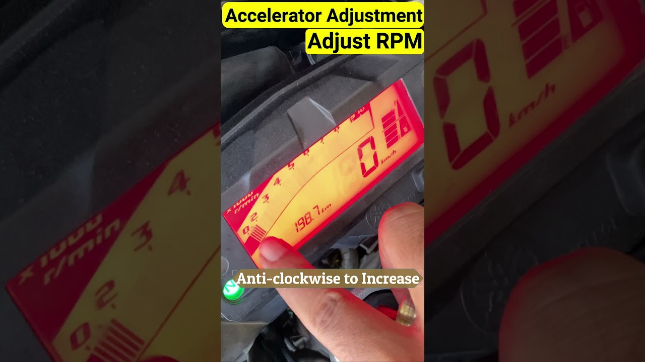 Accelerator Adjustment #shorts #shortsfeed