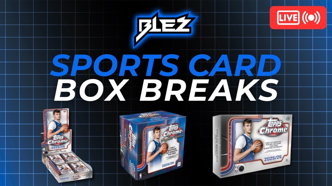 ALL FORMS OF TOPPS CHROME ARE GOING! #toppschrome   #boxbreaks #sportscards