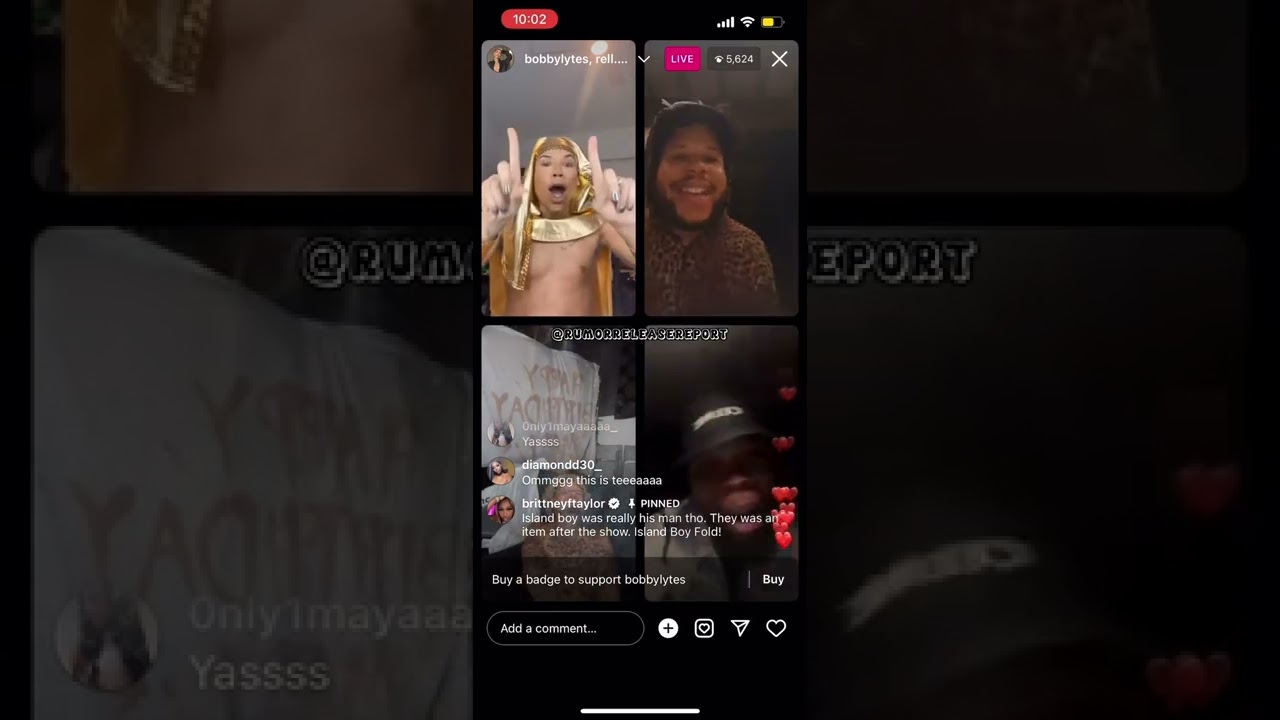 Bobby lytes goes live and talks about the reunion.