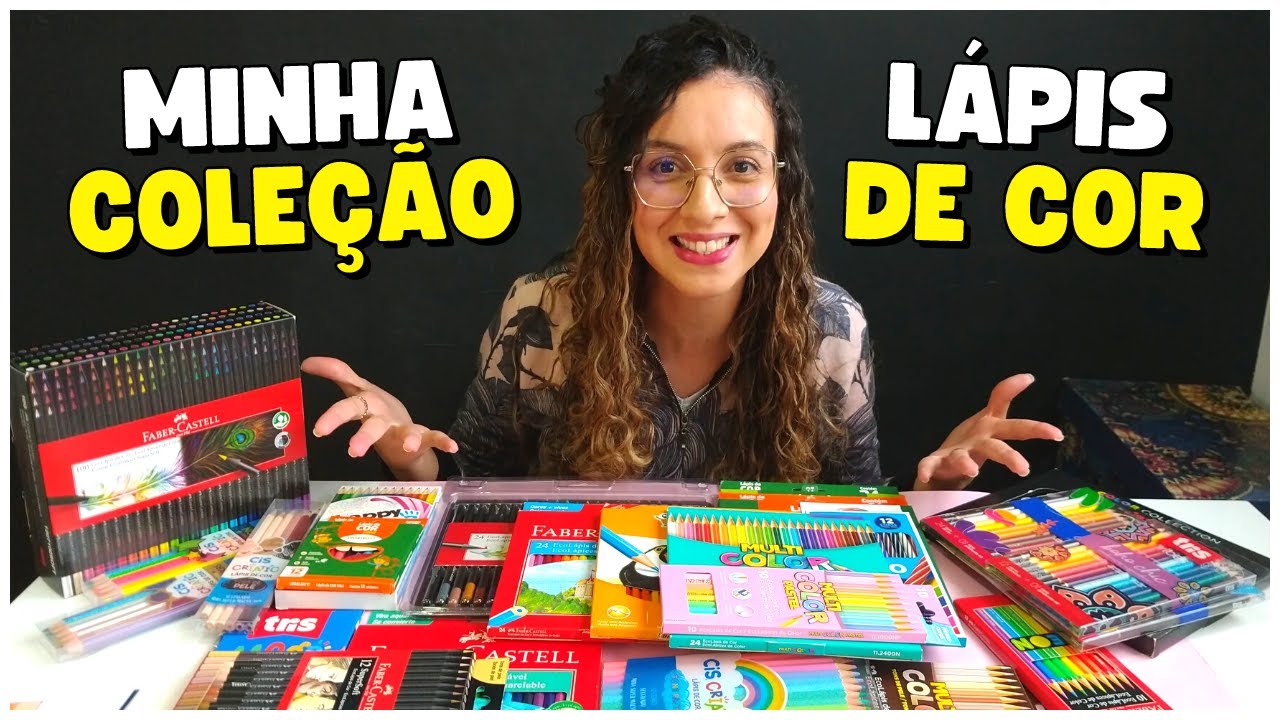 Minha COLEÇÃO de LÁPIS DE COR!