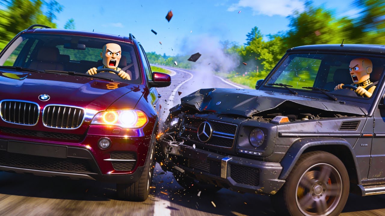 SUV Crashes Part. 1 - BeamNG Drive | BeamNG Sim Crash