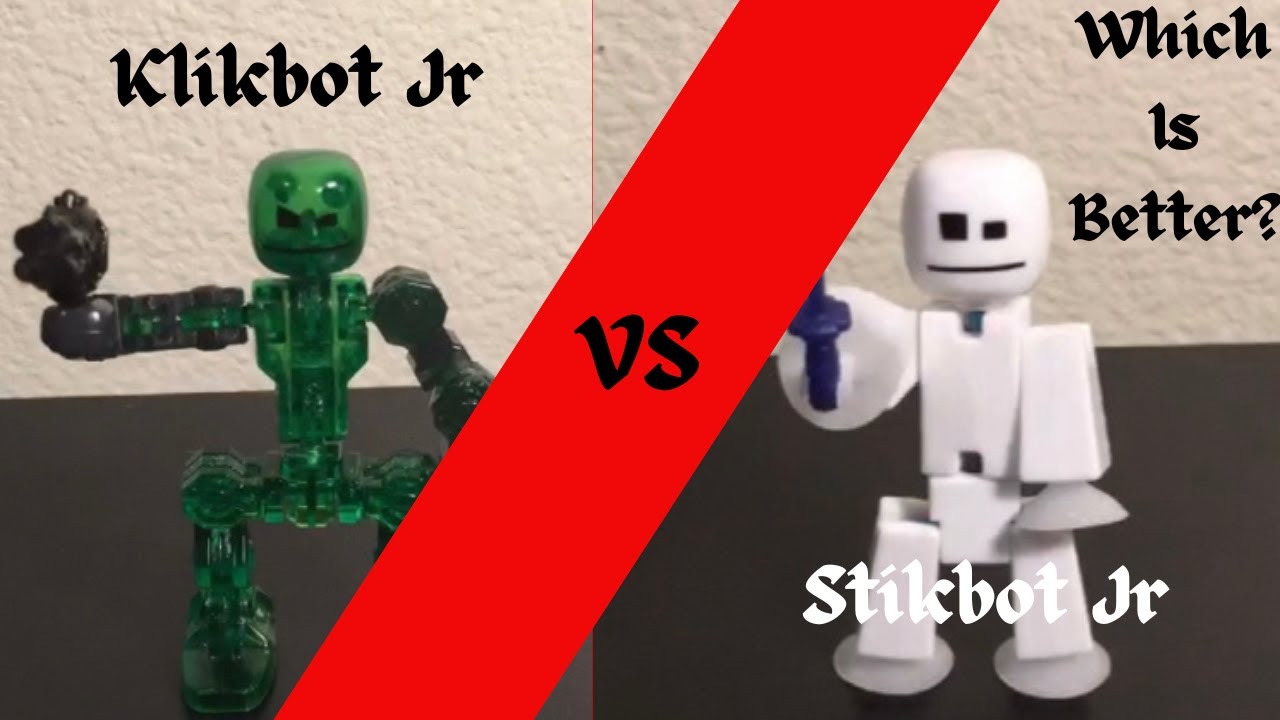Klikbot Jr. VS Stikbot Jr. Which is better?