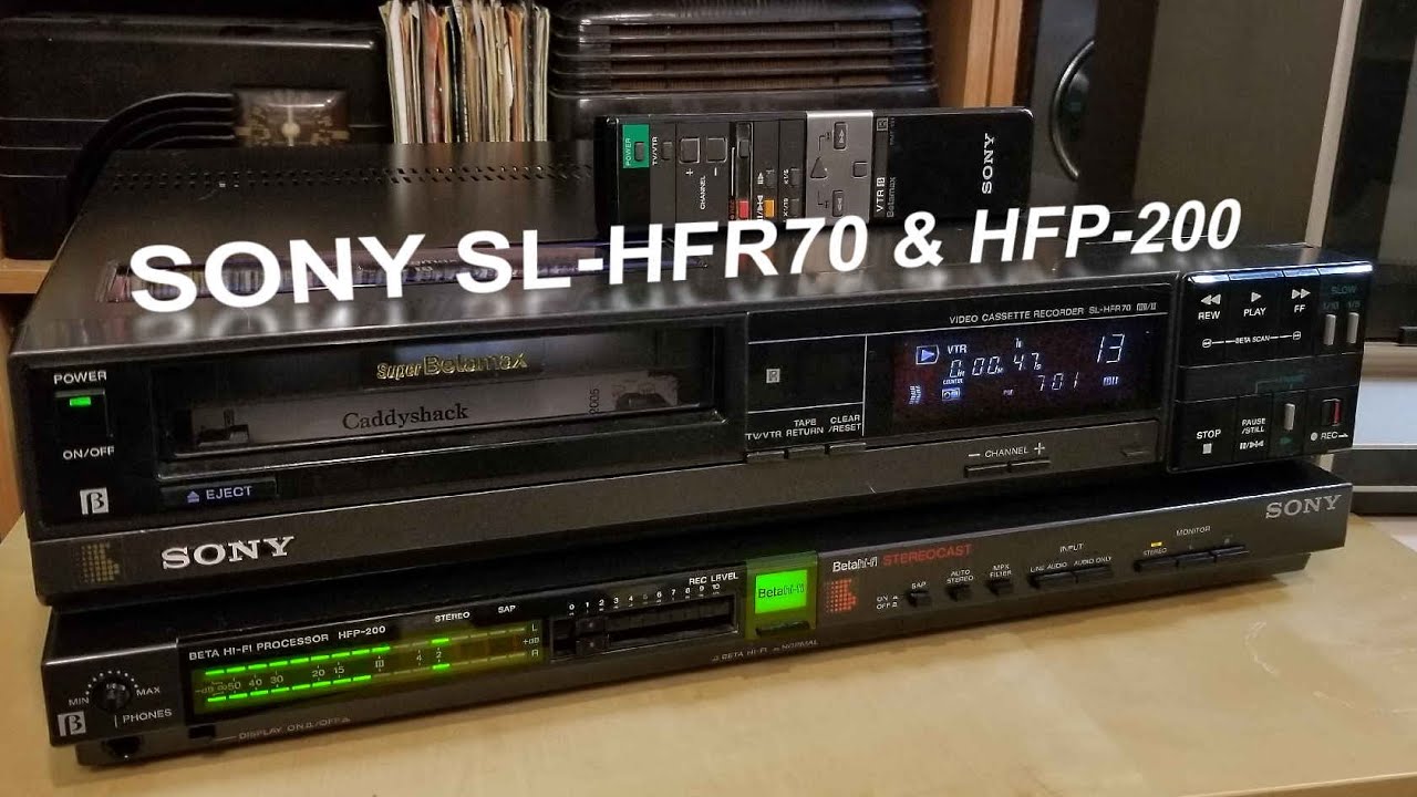 Видеомагнитофон Sony SuperBeta и процессор HiFi (модель SL-HFR70 и HFP-200)