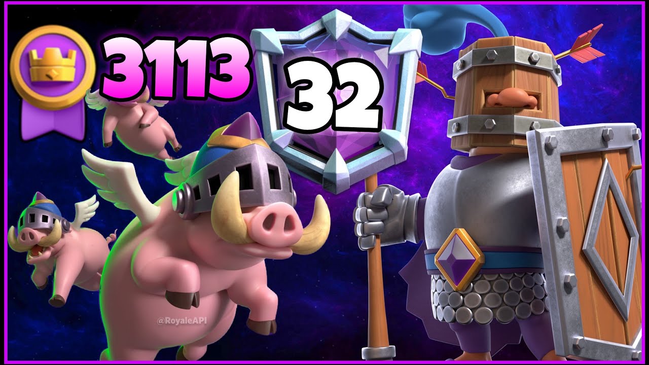 3113🥇 with Recruits Royal Hogs Deck.!