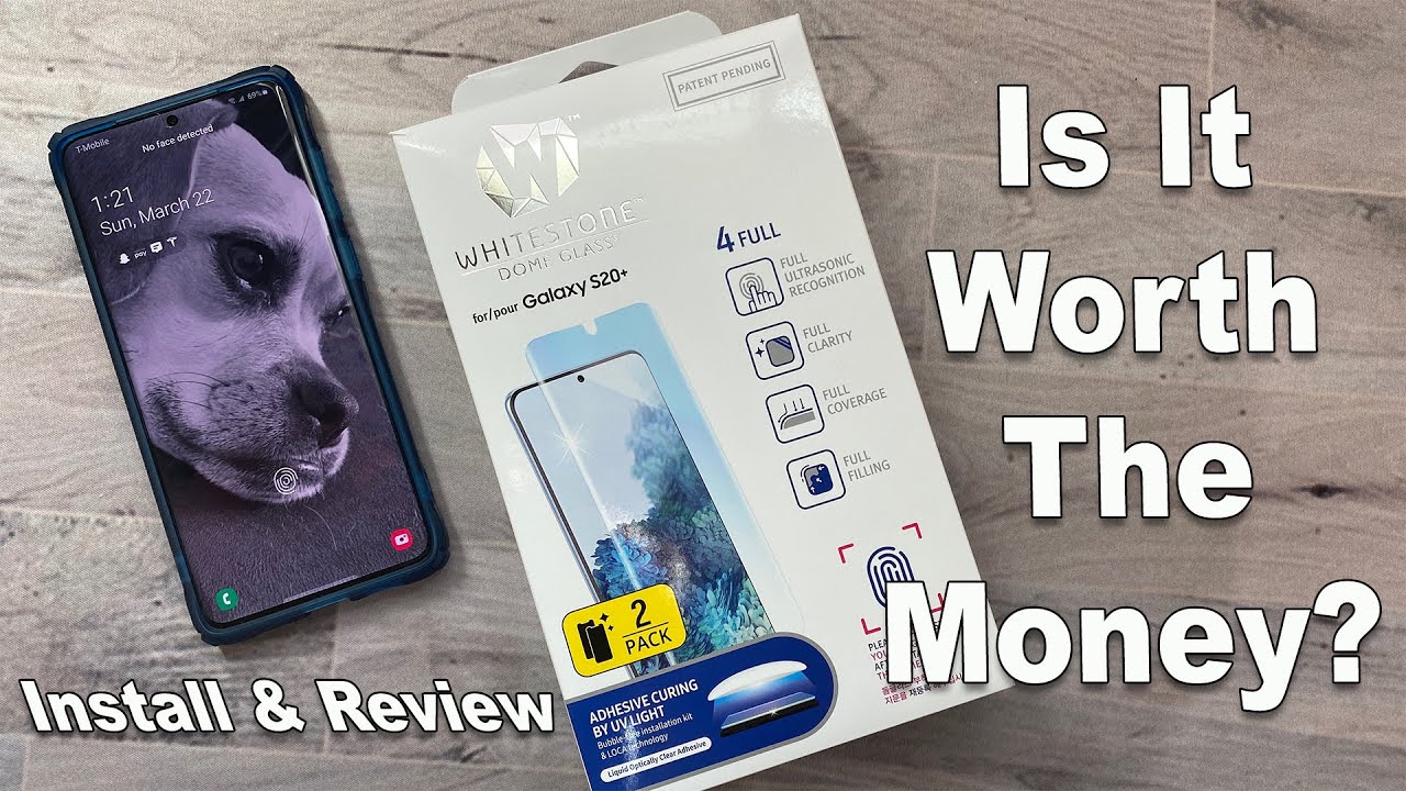 Стекло Whitestone Dome для Samsung Galaxy S20 Plus — установка и обзор