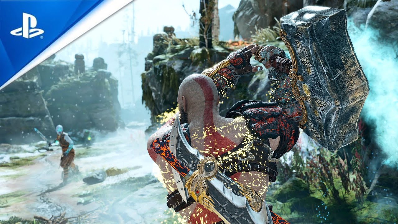 Mjolnir Gameplay - God of War Ragnarok | PS4 & PS5 Games