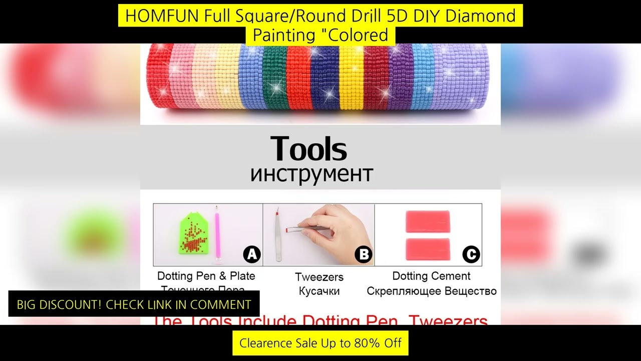 Homfun Full Square/Round Drill 5D Diy Diamond Painting 