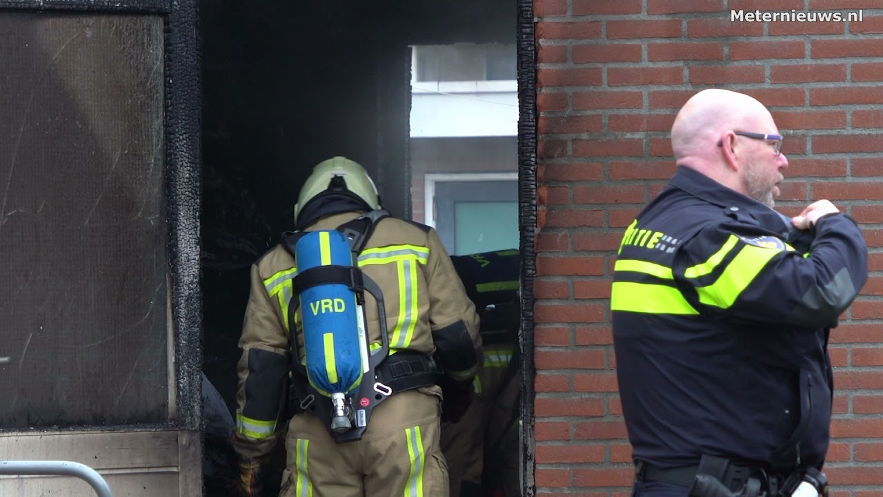 Schuur in brand in Emmen