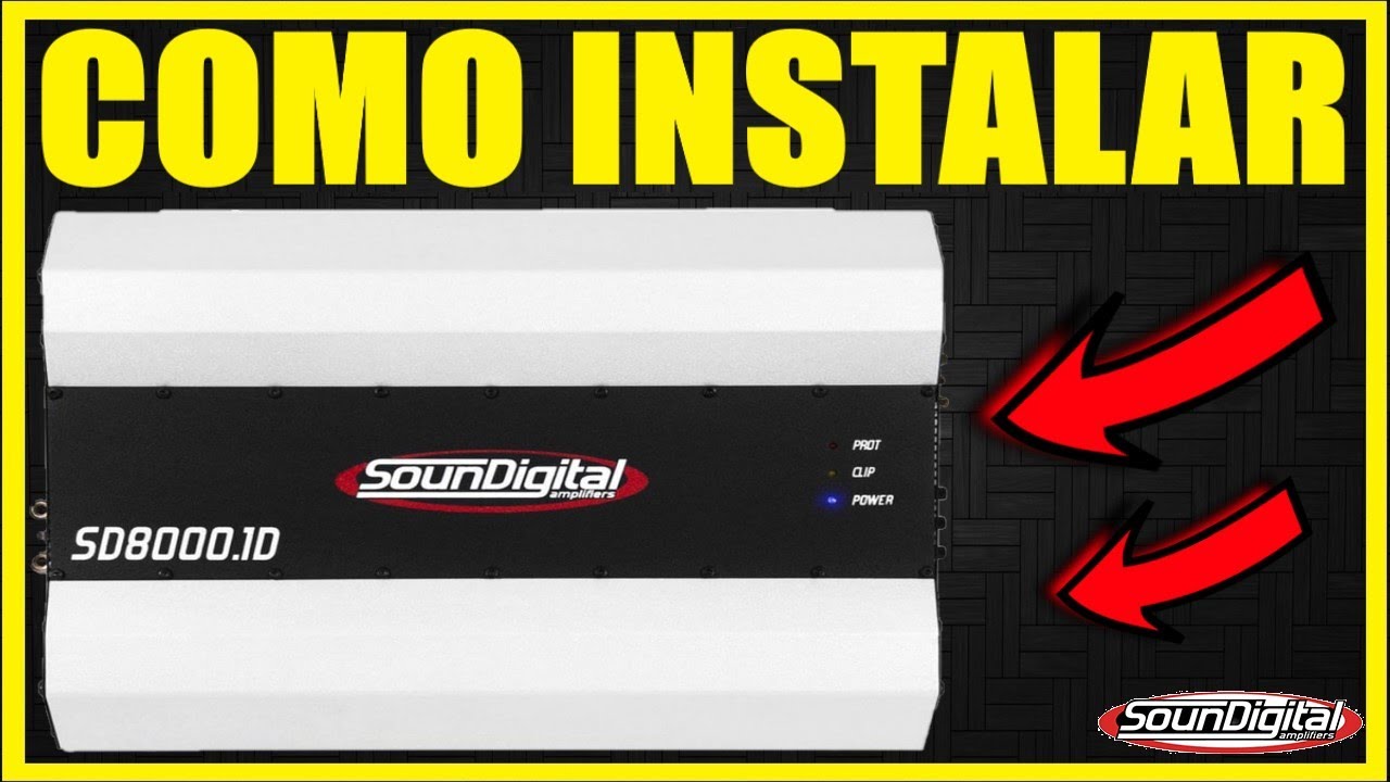 Como Instalar Soundigital SD 8000.1D #ALANROD