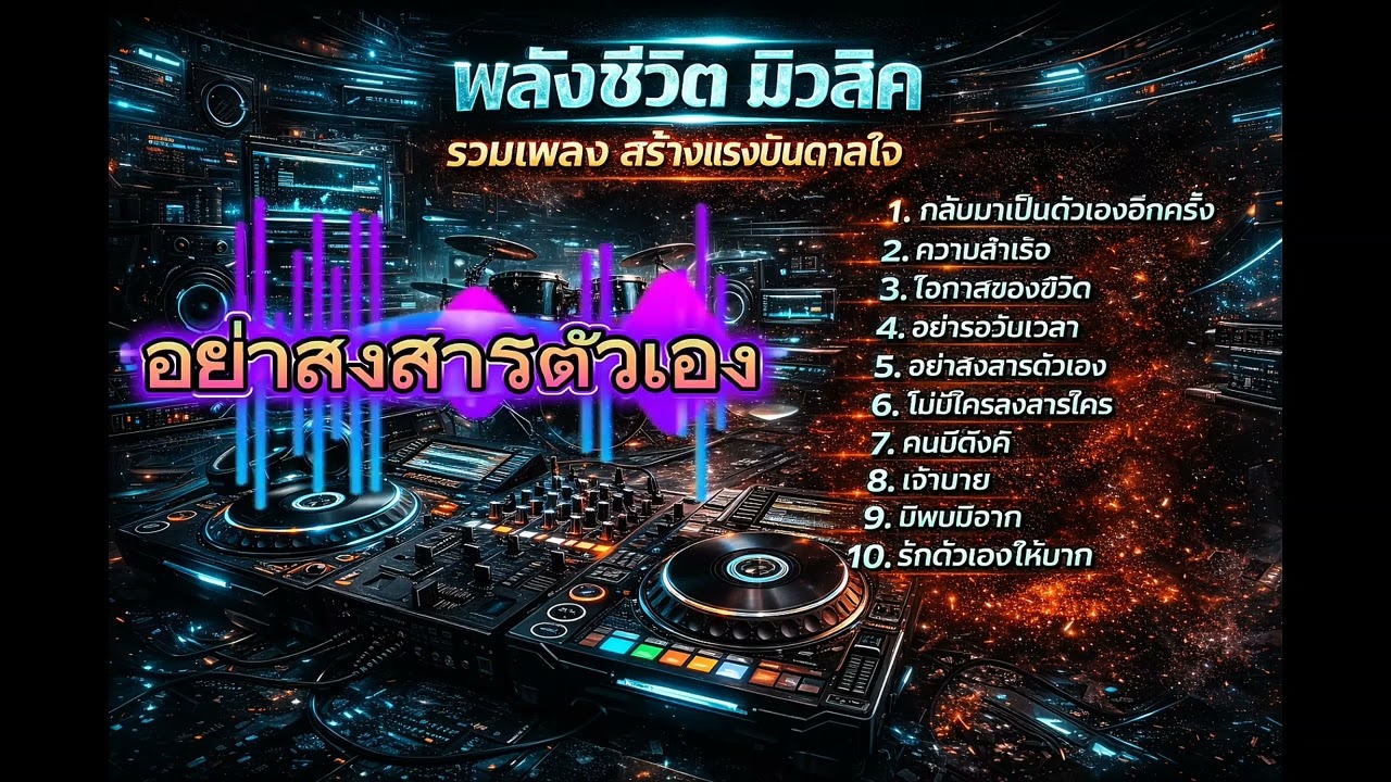 รวมเพลง พลังชีวิต สร้างแรงบันดาลใจ#music #song #sad #dj